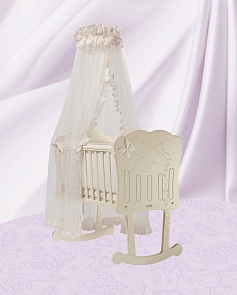 Колыбель Culla Charme, слоновая кость (Feretti, C- CHR-02)